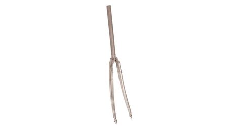 Fourche droite route - acier /aluminium - 1 pouce 1/8 - roue 28 /700 - etrier route