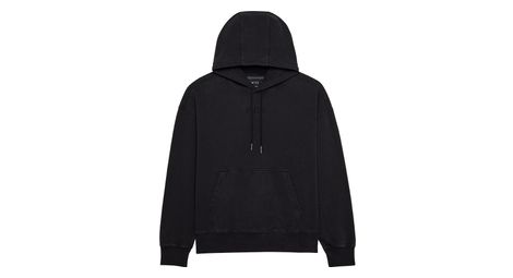 fox wordmark hoodie black