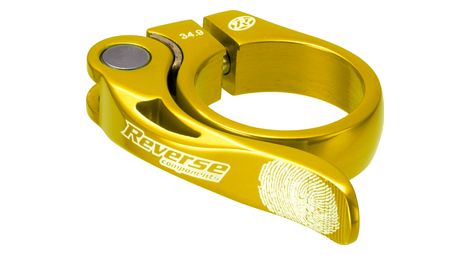 Abrazadera de asiento reverse long life 34,9 mm oro