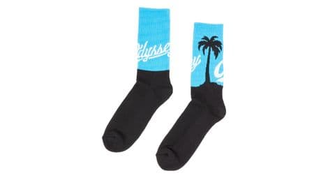 Chaussettes odyssey coast crew noir bleu
