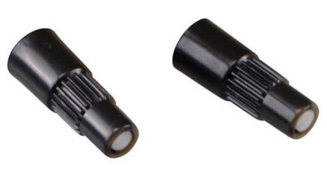 Prolongateur/adaptateur de valve schrader optimiz 26mm plastique noir (x2)