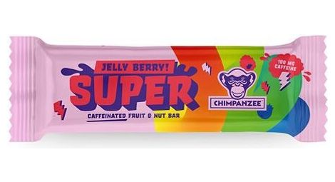 Barre énergétique chimpanzee super caféine jelly berry 55g