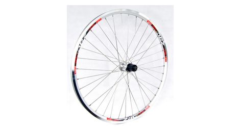 Roue arriere gurpil 26 aluminium zac cassette 8v argent