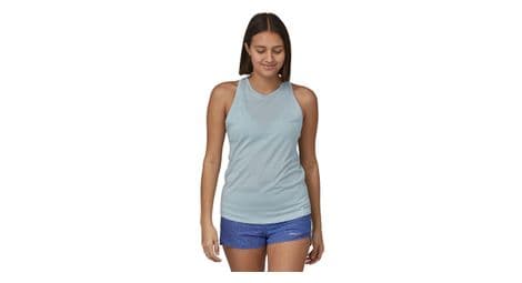 Camiseta de tirantes patagonia ridge flow azul claro para mujer