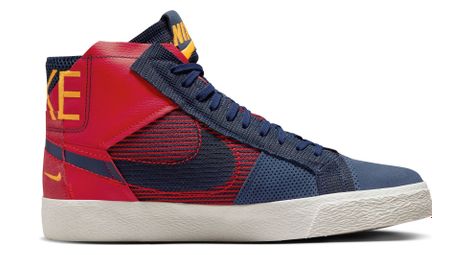 Zapatillas nike sb blazer mid azul rojo