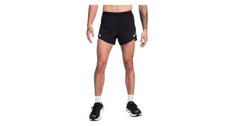 Pantalón corto nike aeroswift 4in split negro, hombre