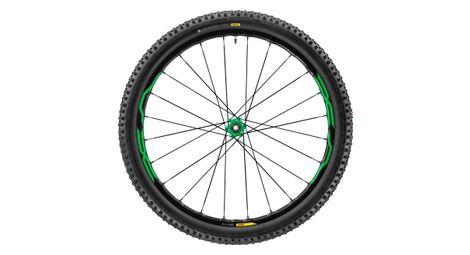 Produit reconditionné - roue avant vtt mavic xa elite 27.5 vert axes boost 15x110mm av / quest pro 2.4