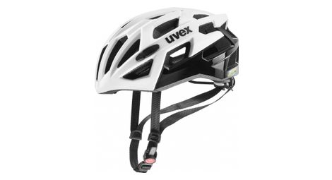 Casque uvex race 7 blanc noir mat