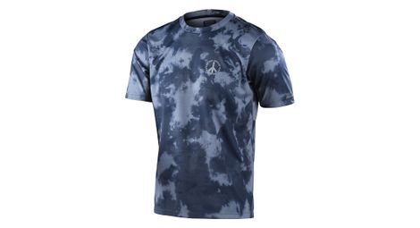 Maillot manches courtes troy lee designs flowline plot gris