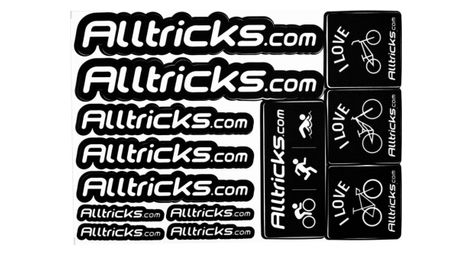 Alltricks stickers black