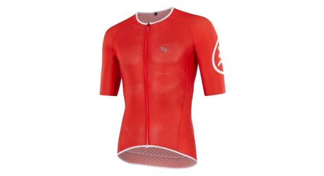 Maillot manches courtes mb wear ultralight smile rouge