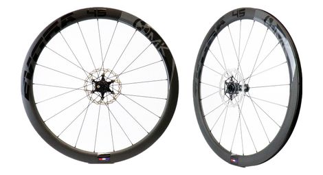 Paire de roue de route makadamm evora 45 disc xpremium à pneus - 1265gr la paire