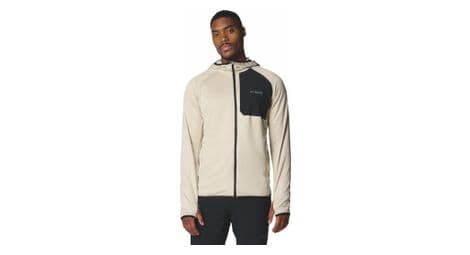 Columbia triple canyon ii fleecejacke mit kapuze beige/schwarz