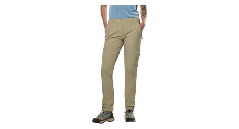 Pantalones convertibles Salewa Puez Talvena beige para mujer
