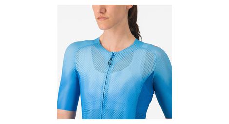 Climber S A C Kurzarm Trikot Damen Blau