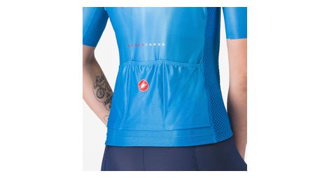 Climber S A C Kurzarm Trikot Damen Blau