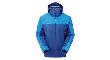 Mountain equipment tacul blue giacca impermeabile da uomo