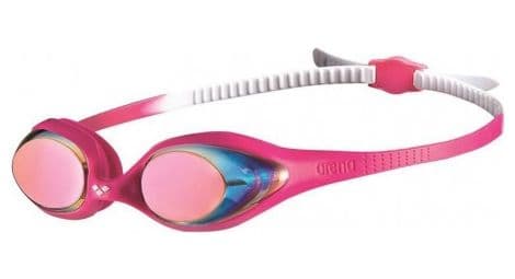 Arena spider junior mirror - white/pink/fushia - lunettes natation junior