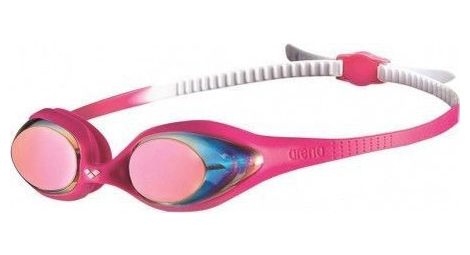 Arena spider junior mirror - white/pink/fushia - lunettes natation junior