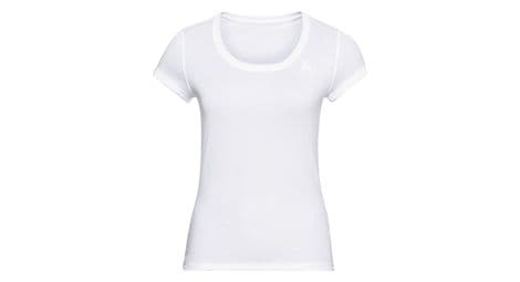 Tee-shirt manches courtes odlo active f-dry light eco blanc femme