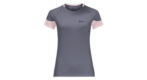 Camiseta gris jack wolfskin narrows para mujer