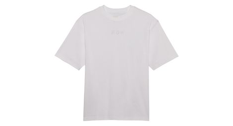 fox wordmark short sleeve t shirt white