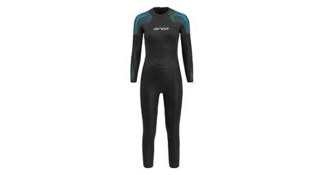 Dames neopreen wetsuit orca apex flex zwart blauw