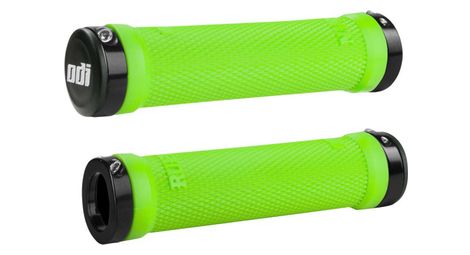 Paire de grips odi ruffian 130 mm vert / noir