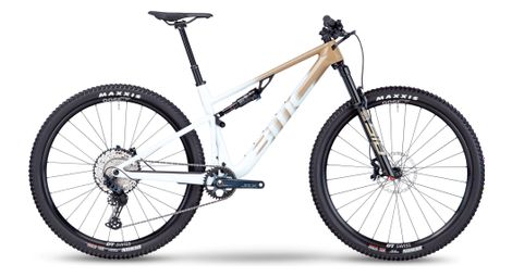 Bmc fourstroke lt one volledig geveerde mtb shimano slx 12s 29'' zand beige wit 2023