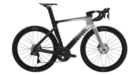 van rysel rcr f pro road bike with shimano ultegra di2 12 speed 700 mm lunar gray 2026