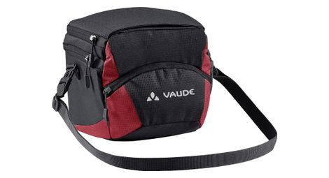 Vaude OnTour Box Lenkertasche (KLICKfix bereit) Schwarz / Karminrot