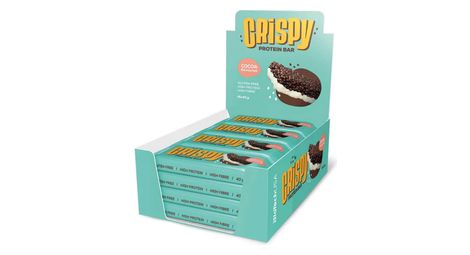 Boîte crispy protein bar (16x40g) - biotech usa -  barres protéinées