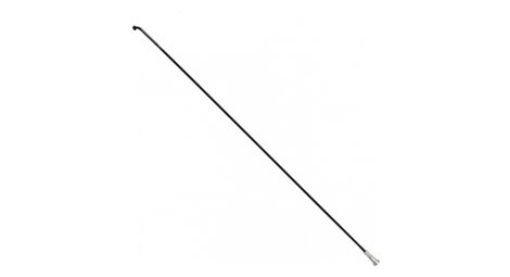 Rayon inox noir plat 2mm l 292mm sapim tete coudee avec ecrous (vendu a l'unite)