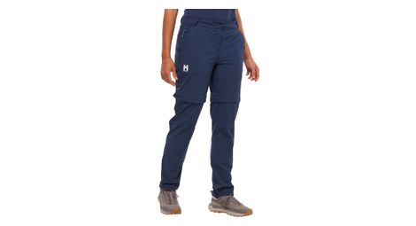 Pantalones convertibles Millet Ubic Stretch Zip Off azul para mujer