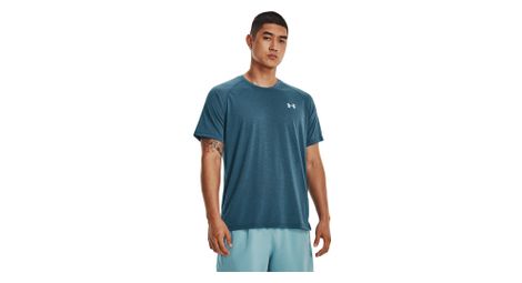 Maillot manches courtes under armour streaker bleu
