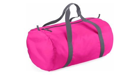 Bag base sac de voyage toile ultra leger pliant bg150 rose fuchsia packaway barrel bag