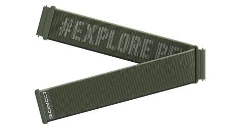 Coros 22 mm apex 2 pro / apex pro / apex 46 mm nylon band verde