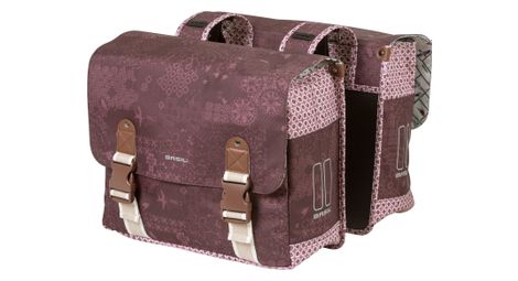 Borsa da bicicletta doppia basil boheme 35 litri rossa