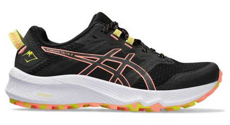 Chaussures de trail running femme asics trabuco terra 2 noir rose