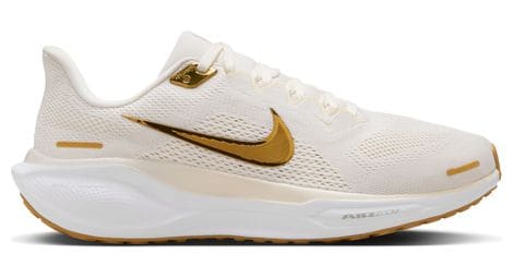 Zapatillas de running nike pegasus 41 blanco/beige, mujer