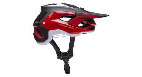 Fox speedframe pro defy mtb casco rosso fluo