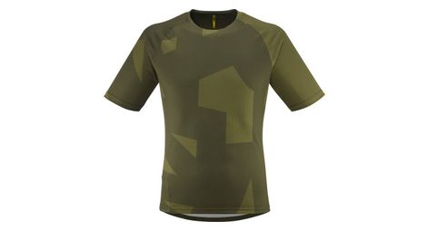 Maglia a maniche corte mavic deemax enduro camouflage olive
