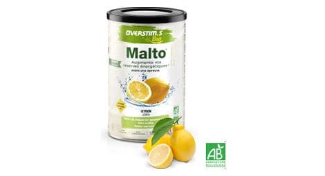 Overstims malto bio scatola 450g gusto lemon