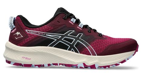 Chaussures Trail Asics Trabuco Terra 2 Rose Bleu Femme