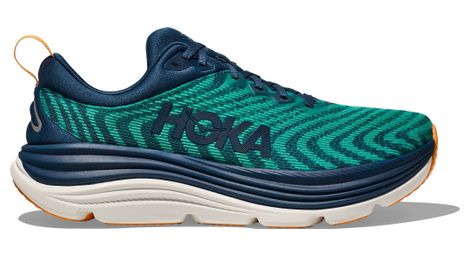 Chaussures running hoka gaviota 5 bleu/orange homme