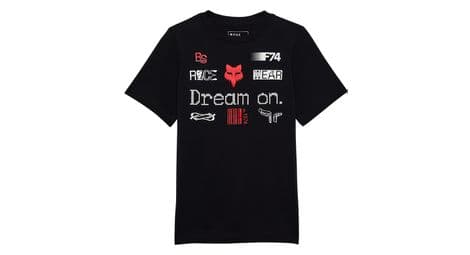 T-shirt manches courtes enfant fox race spec dream noir