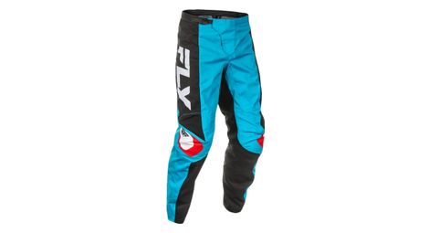 Pantalón f-16 fly racing cian/negro/blanco