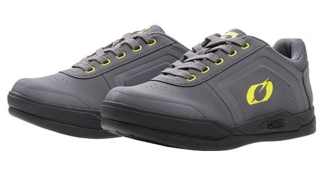 Paire de chaussures vtt o neal pinned spd v 22 gris jaune