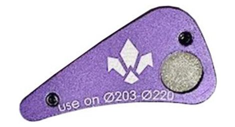 Magnete formula per sensore di velocità e-bike 6 fori 203-220mm viola