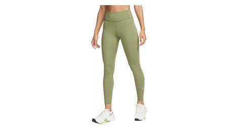 Nike dri-fit one green donna long tights